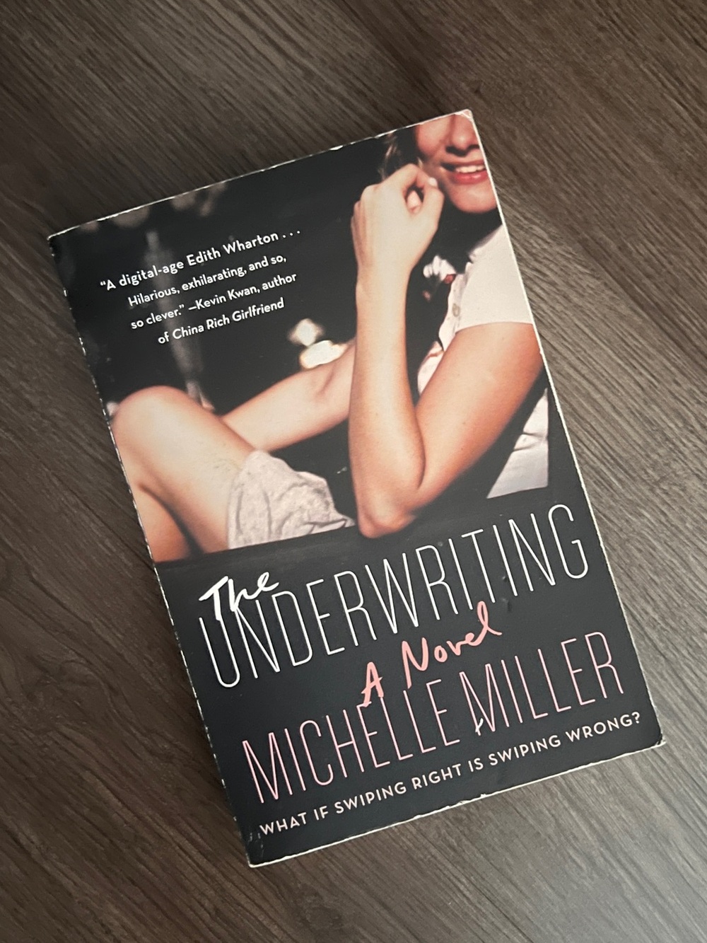 Michelle Miller The Underwriting Paperback - Black & Pink Cover